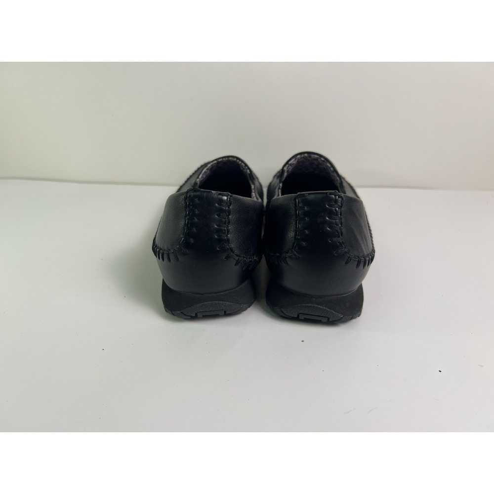 Skechers Relaxed Fit Bikers Cruisin Black Leather Loafer Casual Slip On Shoes 8 - Picture 3 of 7